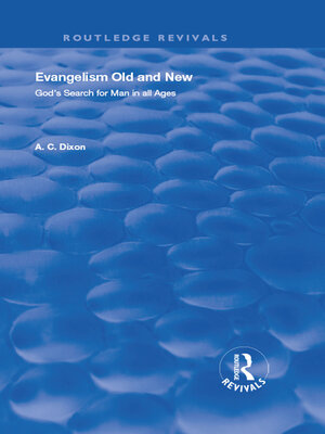 cover image of Evangelism Old and New
